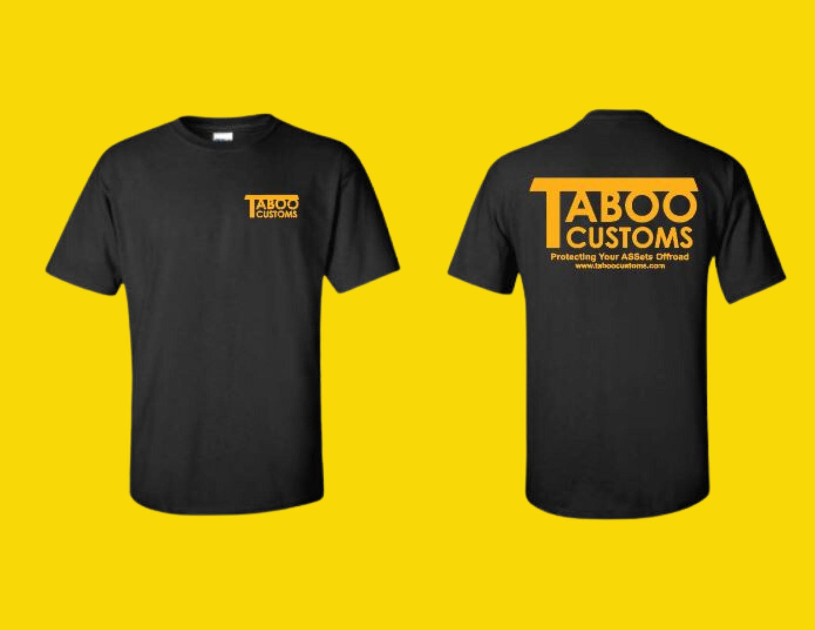 Taboo Customs Black Large T-Shirt